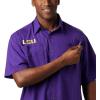 imageColumbia Mens CLG Tamiami Short Sleeve ShirtLsu  Vivid Purple
