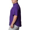 imageColumbia Mens CLG Tamiami Short Sleeve ShirtLsu  Vivid Purple