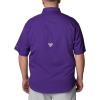 imageColumbia Mens CLG Tamiami Short Sleeve ShirtLsu  Vivid Purple