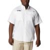 imageColumbia Mens CLG Tamiami Short Sleeve ShirtLsu  White