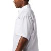 imageColumbia Mens CLG Tamiami Short Sleeve ShirtLsu  White
