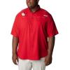 imageColumbia Mens CLG Tamiami Short Sleeve ShirtOk  Red Velvet