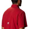 imageColumbia Mens CLG Tamiami Short Sleeve ShirtOk  Red Velvet