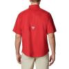 imageColumbia Mens CLG Tamiami Short Sleeve ShirtOs  Intense Red