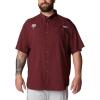 imageColumbia Mens CLG Tamiami Short Sleeve ShirtTam  Maroon
