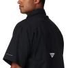 imageColumbia Mens CLG Tamiami Short Sleeve ShirtUga  Black