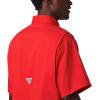 imageColumbia Mens CLG Tamiami Short Sleeve ShirtUga  Bright Red