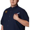 imageColumbia Mens CLG Tamiami Short Sleeve ShirtWv  Collegiate Navy