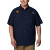 imageColumbia Mens CLG Tamiami Short Sleeve ShirtWv  Collegiate Navy
