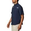 imageColumbia Mens CLG Tamiami Short Sleeve ShirtWv  Collegiate Navy