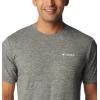 imageColumbia Mens Kwick Hike Back Graphic Short Sleeve TeeBlack HeatherMoonscape