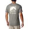 imageColumbia Mens Kwick Hike Back Graphic Short Sleeve TeeBlack HeatherMoonscape