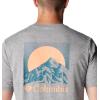 imageColumbia Mens Kwick Hike Back Graphic Short Sleeve TeeBoulder HeatherMoonscape