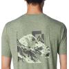 imageColumbia Mens Kwick Hike Back Graphic Short Sleeve TeeCanteen HeatherMountainair