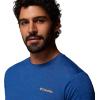 imageColumbia Mens Kwick Hike Back Graphic Short Sleeve TeeCollegiate Navy HeatherLinescape
