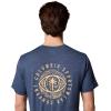 imageColumbia Mens Kwick Hike Back Graphic Short Sleeve TeeCollegiate Navy HeatherPlanet Watch