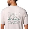 imageColumbia Mens Kwick Hike Back Graphic Short Sleeve TeeDark Stone HeatherLinescape