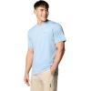 imageColumbia Mens Kwick Hike Back Graphic Short Sleeve TeeRipple Blue HeatherLinear View Multi