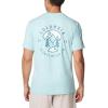 imageColumbia Mens Kwick Hike Back Graphic Short Sleeve TeeSpray HeatherNaturally Boundless