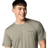 imageColumbia Mens Kwick Hike Back Graphic Short Sleeve TeeStone Green HeatherLinear View Multi