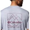 imageColumbia Mens Kwick Hike Back Graphic Short Sleeve TeeTradewinds Grey HeatherLinescape