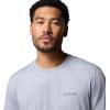 imageColumbia Mens Kwick Hike Back Graphic Short Sleeve TeeTradewinds Grey HeatherLinescape