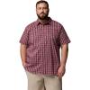 imageColumbia Mens PFG Harbor Peak Short Sleeve ShirtBeet Offshore Tartan