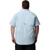 imageColumbia Mens PFG Harbor Peak Short Sleeve ShirtMarine Light Micro Gingham