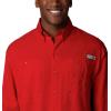 imageColumbia Mens PFG Tamiami II Long Sleeve ShirtRed Spark