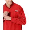 imageColumbia Mens PFG Tamiami II Long Sleeve ShirtRed Spark