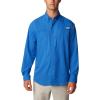 imageColumbia Mens PFG Tamiami II Long Sleeve ShirtVivid Blue