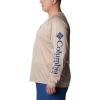 imageColumbia Mens PFG Terminal Tackle PFG Patriot Long Sleeve ShirtAncient FossilCarbon Logo
