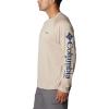 imageColumbia Mens PFG Terminal Tackle PFG Patriot Long Sleeve ShirtAncient FossilCarbon Logo