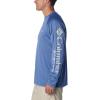 imageColumbia Mens PFG Terminal Tackle PFG Patriot Long Sleeve ShirtBluebellCool Grey Logo