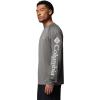 imageColumbia Mens PFG Terminal Tackle PFG Patriot Long Sleeve ShirtCharcoal HeatherCool Grey Logo
