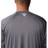 imageColumbia Mens PFG Terminal Tackle PFG Patriot Long Sleeve ShirtCity GreyBlack Logo