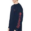 imageColumbia Mens PFG Terminal Tackle PFG Patriot Long Sleeve ShirtCollegiate NavySunset Red Logo