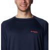 imageColumbia Mens PFG Terminal Tackle PFG Patriot Long Sleeve ShirtCollegiate NavySunset Red Logo