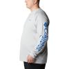 imageColumbia Mens PFG Terminal Tackle PFG Patriot Long Sleeve ShirtCool GreyVivid Blue Logo