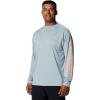 imageColumbia Mens PFG Terminal Tackle PFG Patriot Long Sleeve ShirtCrushed BlueBright Nectar Logo