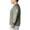 imageColumbia Mens PFG Terminal Tackle PFG Patriot Long Sleeve ShirtCypressCool Grey Logo