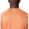 imageColumbia Mens PFG Terminal Tackle PFG Patriot Long Sleeve ShirtDusty OrangeNew Mint Logo