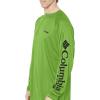 imageColumbia Mens PFG Terminal Tackle PFG Patriot Long Sleeve ShirtGreen MambaBlack Logo