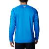 imageColumbia Mens PFG Terminal Tackle PFG Patriot Long Sleeve ShirtHyper BlueBlack Logo