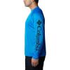 imageColumbia Mens PFG Terminal Tackle PFG Patriot Long Sleeve ShirtHyper BlueBlack Logo