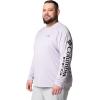 imageColumbia Mens PFG Terminal Tackle PFG Patriot Long Sleeve ShirtLavender PearlBlack Logo