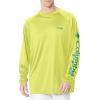 imageColumbia Mens PFG Terminal Tackle PFG Patriot Long Sleeve ShirtNeon LightMiami Logo