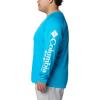 imageColumbia Mens PFG Terminal Tackle PFG Patriot Long Sleeve ShirtOcean BlueWhite Logo