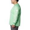 imageColumbia Mens PFG Terminal Tackle PFG Patriot Long Sleeve ShirtOcean MintWhite Logo