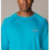 imageColumbia Mens PFG Terminal Tackle PFG Patriot Long Sleeve ShirtOcean TealCorange Logo